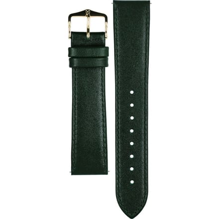 Hirsh Horlogeband Osiris Donkergroen - Leer - 20mm