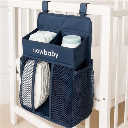 New Baby TinyTidy bedomrander organizer blauw - Bedje organizer