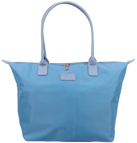 Flora & Co Annet Schoudertas Dames - Imitatieleer - licht Blauw