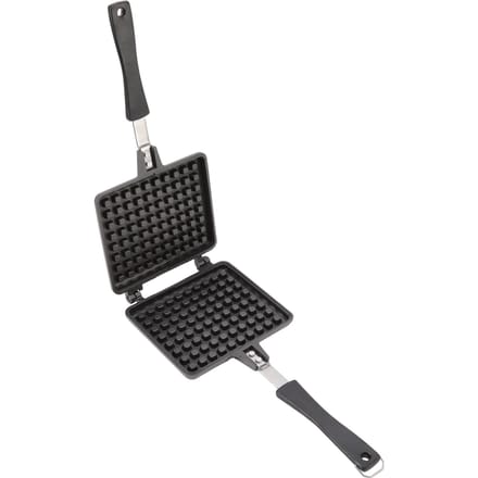 Wafelbakvorm Eenvoudige Bediening Anti-aanbaklaag Efficiënt Universele Vierkante Wafelijzer L black