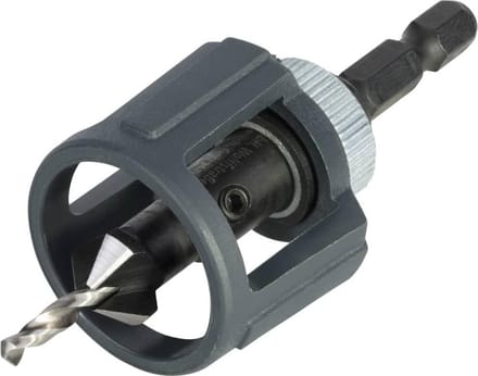 wolfcraft - Voorboor met verzinkboor en dieptestop - 4392000