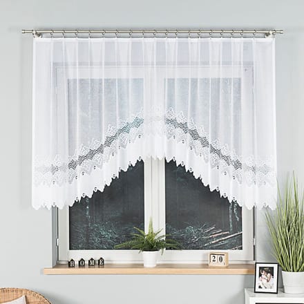 Markizeta - Modesta Serie - Jacquard Gordijn - 250x120 cm - Wit