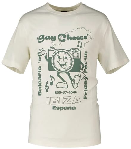 Only & Sons Kelvin Rlx Cartoon T-shirt Met Korte Mouwen Beige M Man