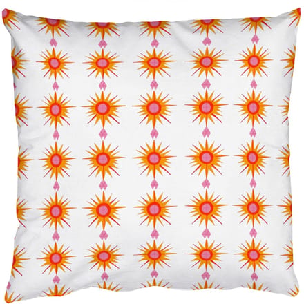 Sierkussens - Kussentjes Woonkamer - 60x60 cm - Zon - Motief - Roze