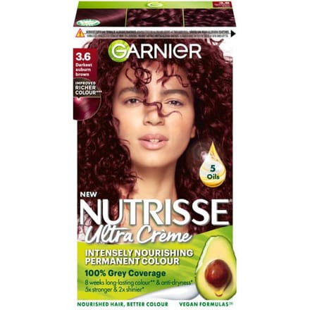 Garnier Nutrisse Creme 3.6 Red Dark Brown 1 st