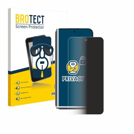 BROTECT - privacy screenprotector voor Oppo Reno 14 - Folie Beschermfolie Blauwlichtfilter