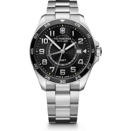 VICTORINOX FIELDFORCE CLASSIC GMT horloge Kwarts (241930) black