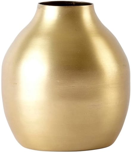 Allecto - Vaas - Decoratie - Metalen design - Messing