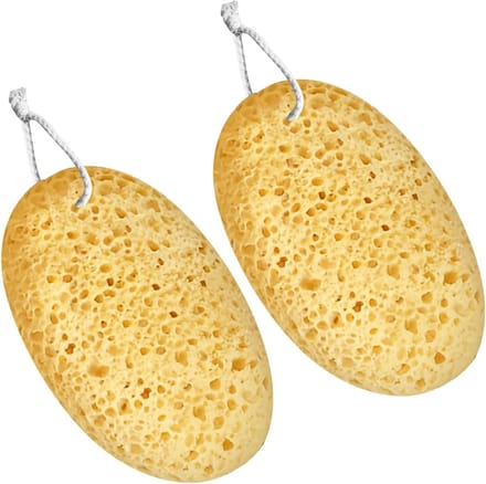 Solidchoice - Set van 2 Zachte Exfoliërende Bad Sponsen voor Volwassenen