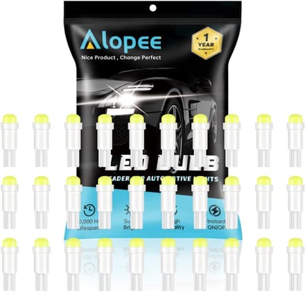 LED Interieurlampen - Dashboard Verlichting - Auto Verbouwing - Lange Levensduur - T5 Basis - Wit