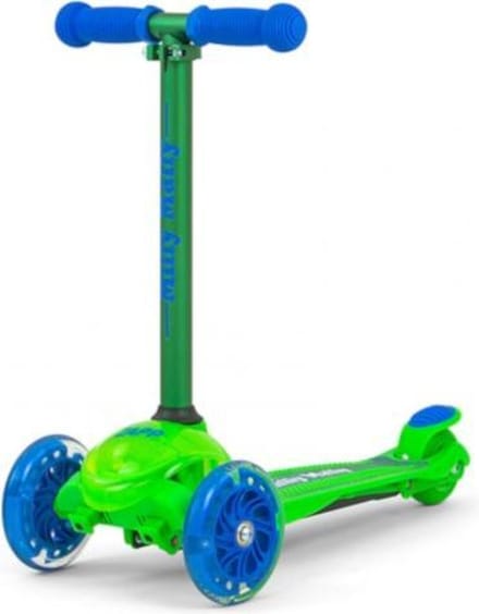 Milly Mally Kinderstep Zapp Scooter Junior Groen/blauw