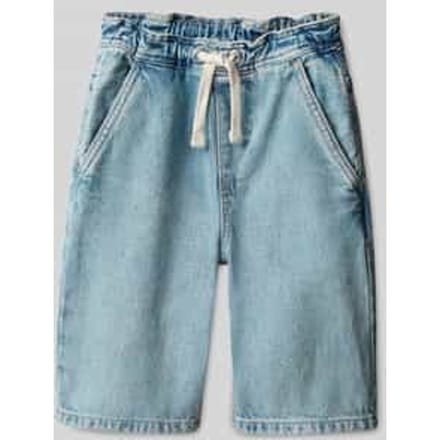 regular fit bermuda van puur katoen