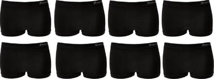 Sweet Angel Dames boxershort laag model 8 pack zwart - One size