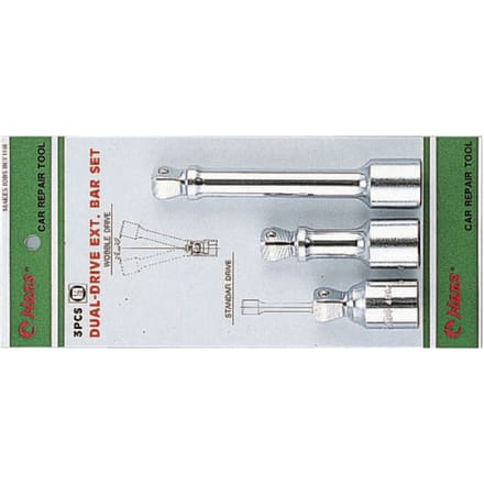 Verlengingen Satz HANS 1/2 inch, 3 St.(lengte: 50mm inch, 75mm inch, 250mm)