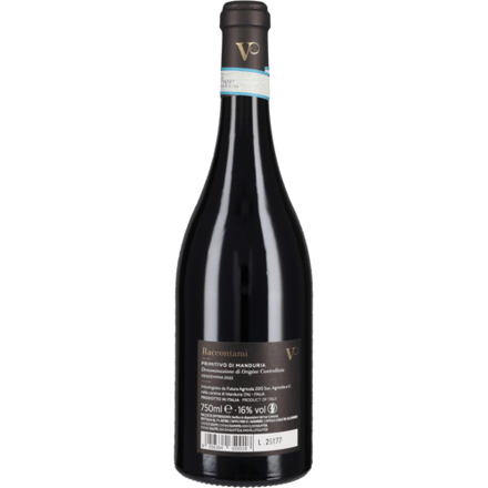 Primitivo di Manduria 'Raccontami' Vespa 2022