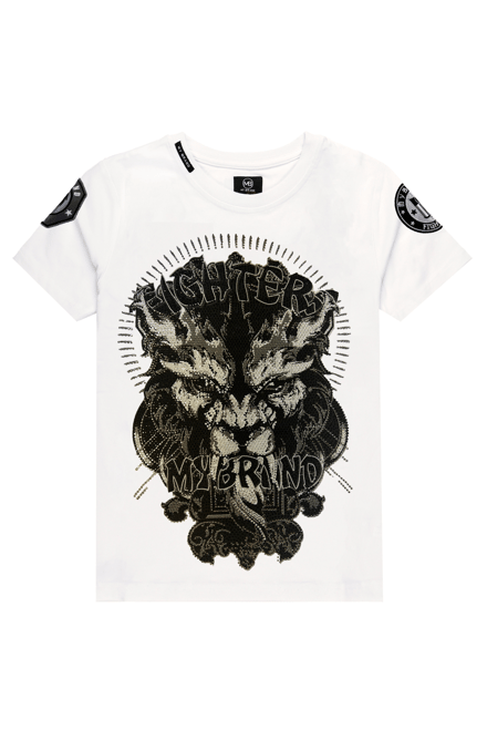 Devil Fighter T-Shirt | WHITE - WHITE / 3