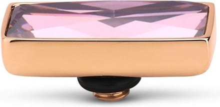 Melano Twisted Rectangle Steentje Pink | Rosé