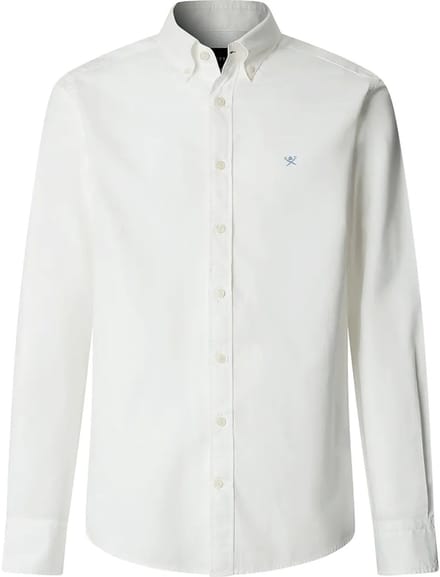 Hackett Hm3010539 Overhemd Met Lange Mouwen Wit S Man