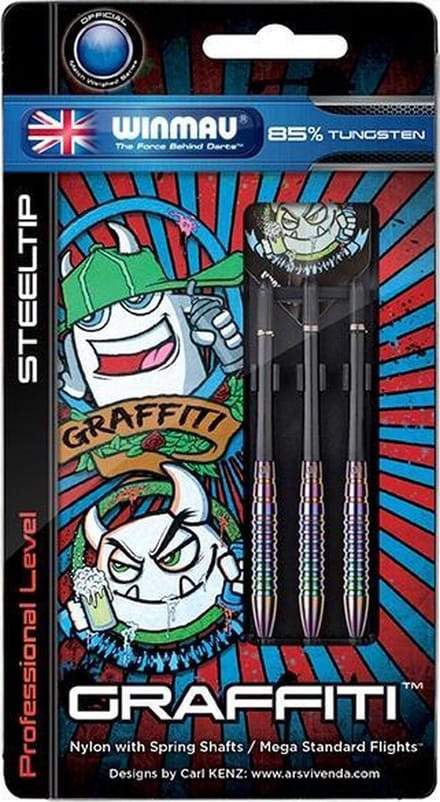 Darts Winmau Graffiti 85% Tungsten 20 gram