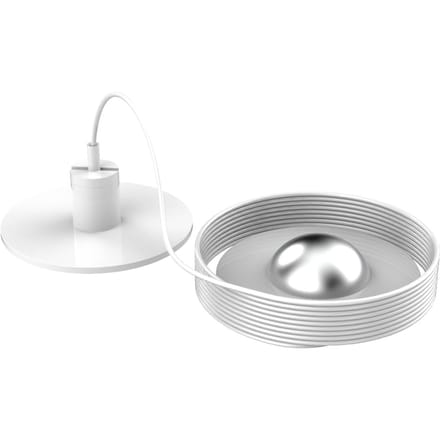 Newgarden hanglamp Roll voor draadloze lamp, wit