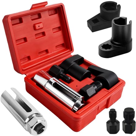 Store_9 - Lambda Probe Sleutelset - 5-delige Sleutelset voor O2 Sensor - Auto Reparatie - Stevige en Duurzame Kwaliteit - Handige Toolkit - Geschik...