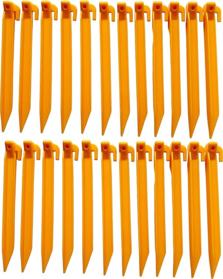 Redcliffs Outdoor Gear Tentharingen - Tentaccessoires - 24 Stuks - 22cm - Kunststof