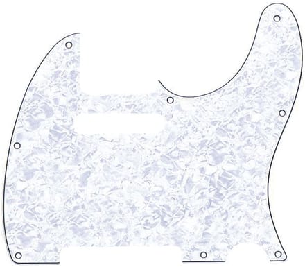 Fender Modern Style Pickguard Tele wit Pearl 4-Ply 8-Hole - Pickguard