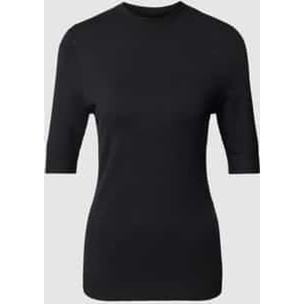 Gebreid shirt met halflange mouwen