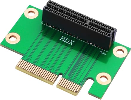 SinLoon PCI-Express 4X Riser Card 90-Degree Adapter PCIE X4 Extender Extension Card for 1U, Small Computer and Server - ShopVlot