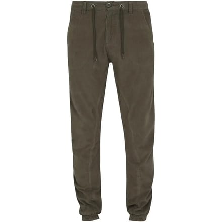 Urban Classics - Corduroy Jog Broek - S - Groen