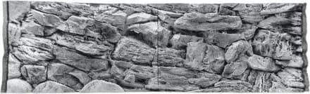 Ceramicnature Achterwand Aquarium 57,5 Cm Grijs