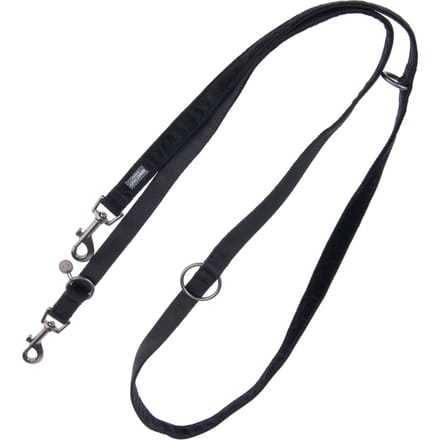 Hondentuig Nomad Tales Blush, ebony - Bijpassende riem: 200 cm lang, 20 mm breed