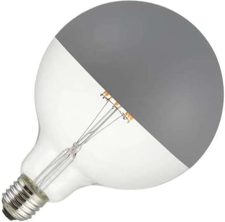 SPL LED Filament Globe GRIJS G125 - 6,5W / DIMBAAR