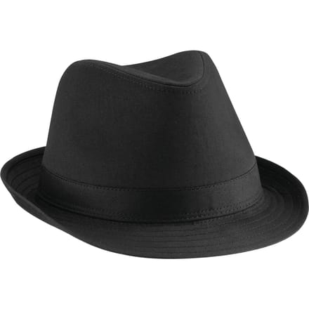 Beechfield Unisex Fedora Volwassenen (Zwart)