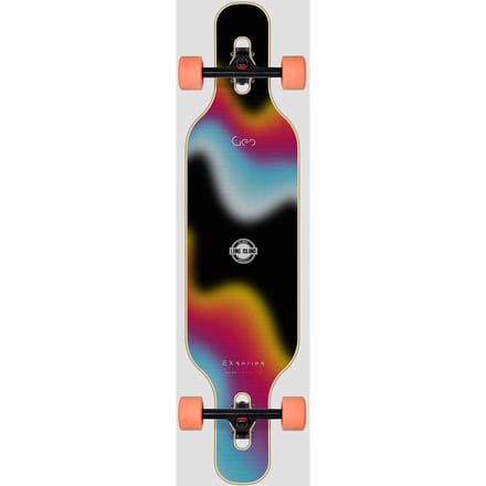 Long Island Longboards Geo 40"X9.4" Flex1 Fiberflex Complete patroon