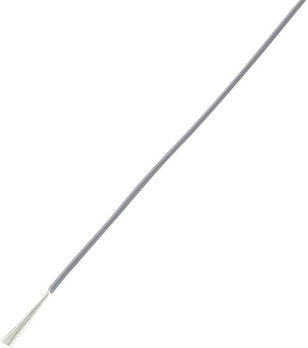 TRU COMPONENTS 1570173 Draad LiY 1 x 0.14 mm² Grijs 25 m