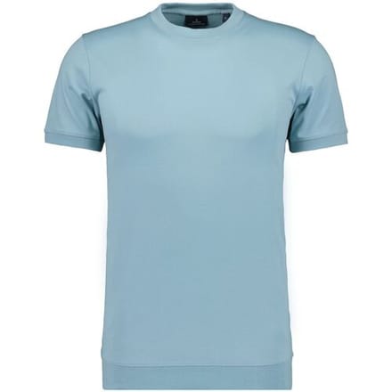 Ragman T-Shirt Uni Round Neck Pima Cotton with Cuffs Mint / male