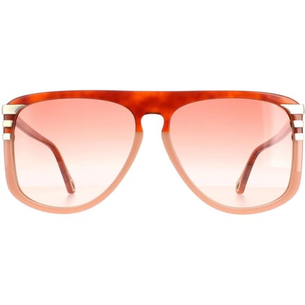 Chloe Aviator Dames Shiny Blonde Havana Oranje gradiënt CH0104S