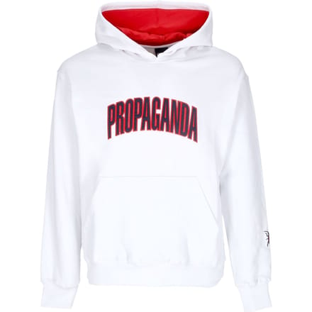 Herensweater met capuchon College Hoodie Wit