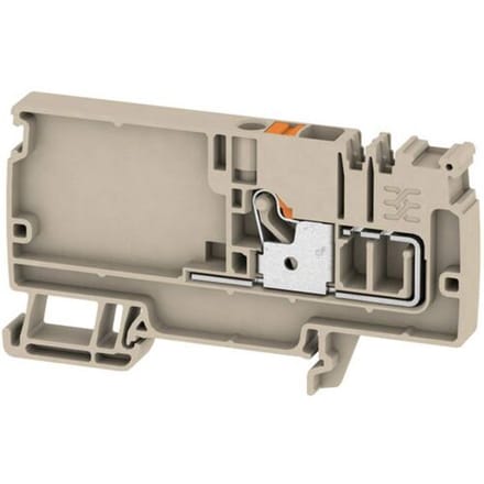 Weidmüller 2503650000 Voedingsklem 8.1 mm Spanveer Grijs 1 stuk(s)