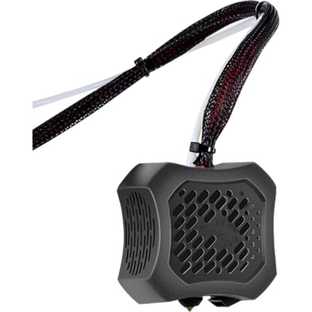 Origineel door Creality gemonteerde volledige extruder hotend-set dubbele koelventilator met 0,4 mm mondstuk aluminium With Cooling Fan black