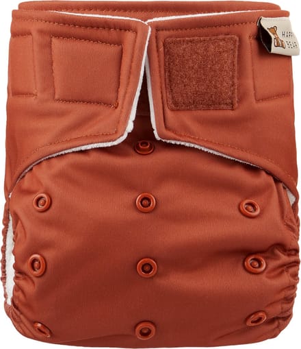 All In One wasbare luier - Terra | One Size - 4kg t/m 15kg | Klittenband sluiting | Duurzaam