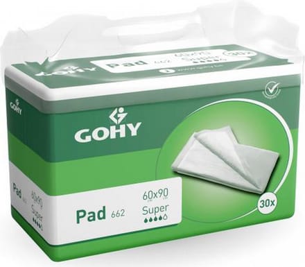GOHY Pad Super 60 x 90 cm - 4 paquets de 30 protections