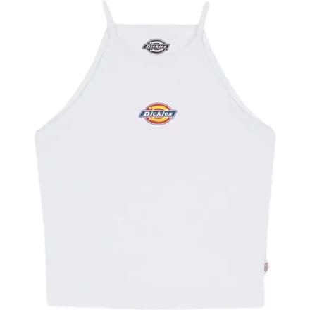 Dickies Chain Lake Mouwloos T-shirt Wit 2XS Vrouw