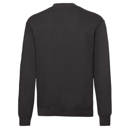 Fruit Of The Loom Heren Klassieke Drop Schouder Sweatshirt (Zwart)