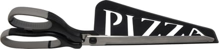Pizzaschaar met schep 30 cm zwart - Pizzames - Pizzasnijder - Pizza - Keukengerei