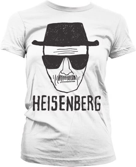 Breaking Bad Dames Tshirt -M- Heisenberg Sketch Wit
