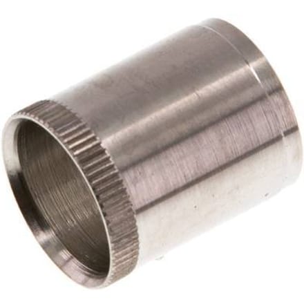 22x18mm RVS Versterkingshuls met Kartelrand