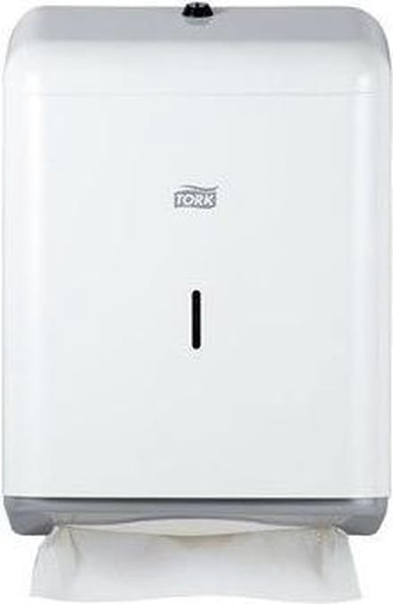 Tork Dispenser handdoek z/c-vouw MW 39x28x13cm, wit (208140)