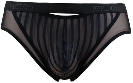 WOH microfiber herenslip personal allure mesh zwart